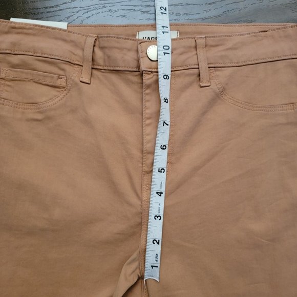 L'agence Margot High Rise Skinny Jenas Womens 29 Camel Cropped Retail $245 - Picture 7 of 8
